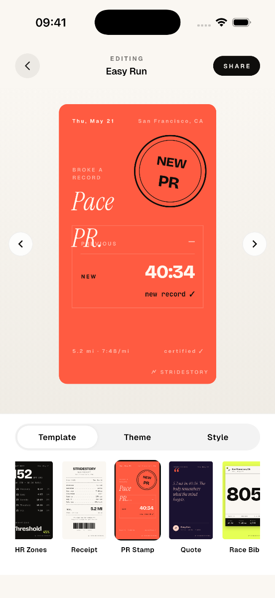 PR Stamp template